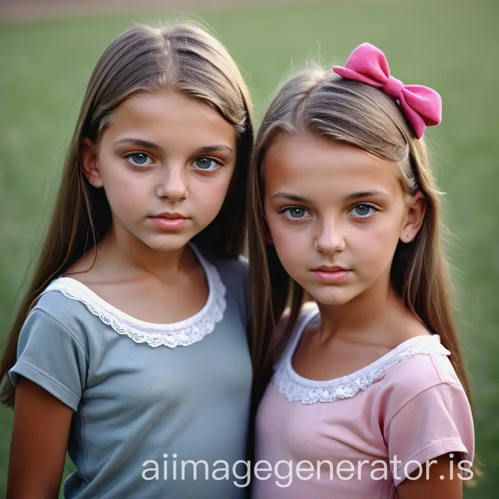 Group-of-Young-Girls-Enjoying-Outdoor-Play-in-Summer