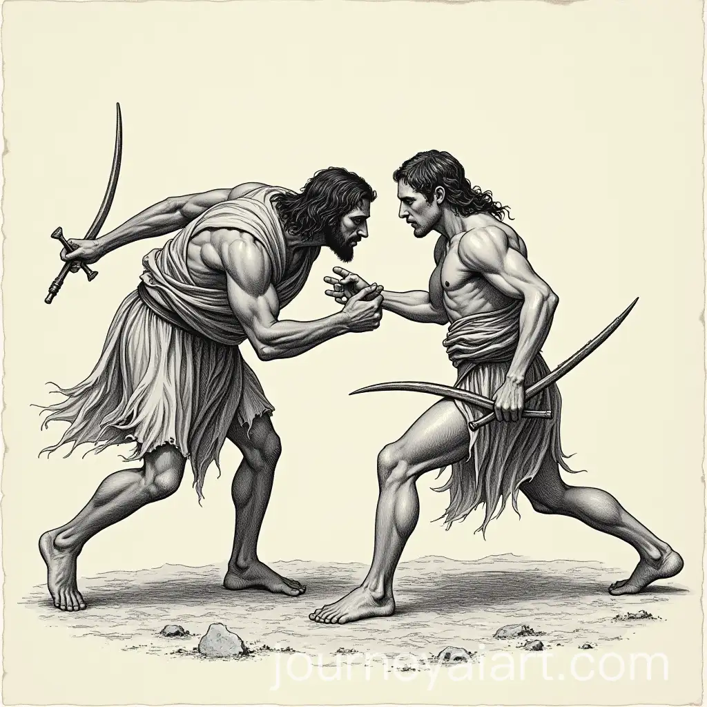 Cain-Killing-AbelAI-Art-Prompt-Expansion-in-Biblical-Scene-of-Tragedy