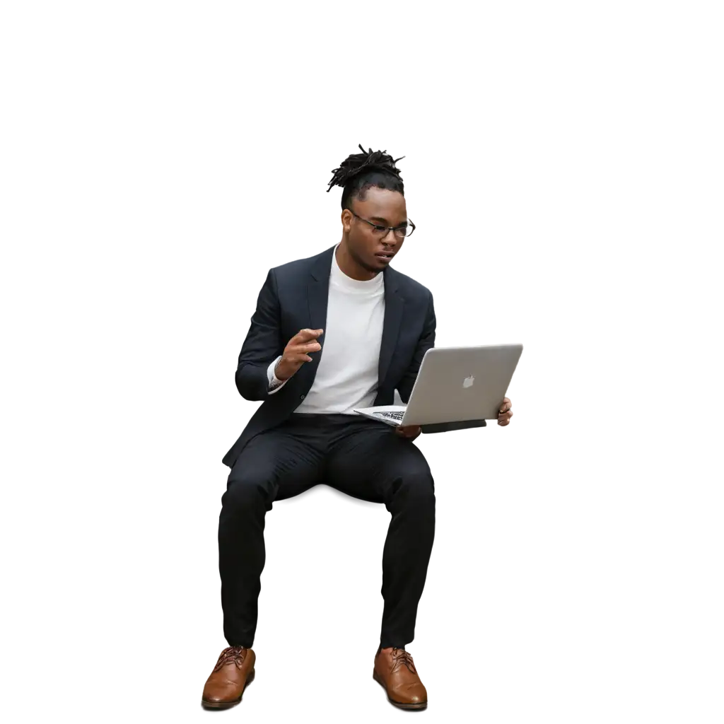 Black-Man-Attending-a-Virtual-Conference-HighQuality-PNG-Image-for-Online-Engagement