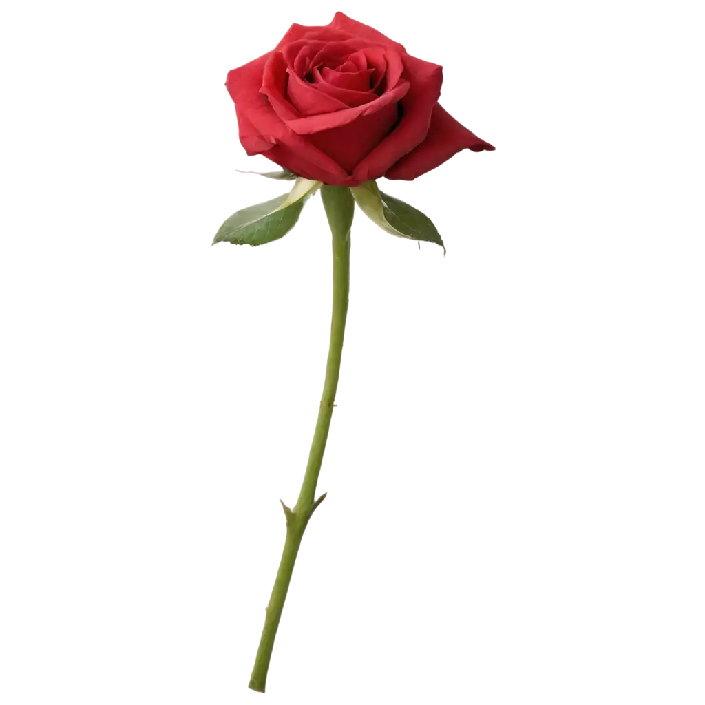 Single-Rose-PNG-A-Beautiful-Symbol-of-Love-and-Elegance