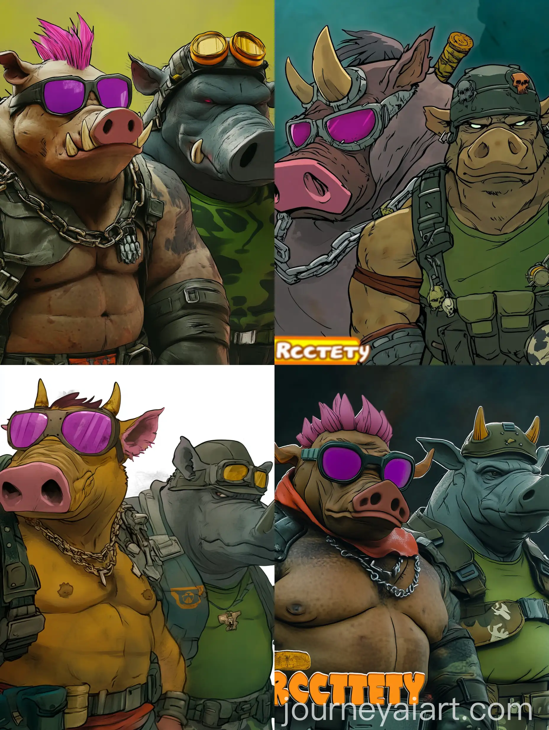 Mutant-Boar-and-Rhino-CloseUp-Portrait