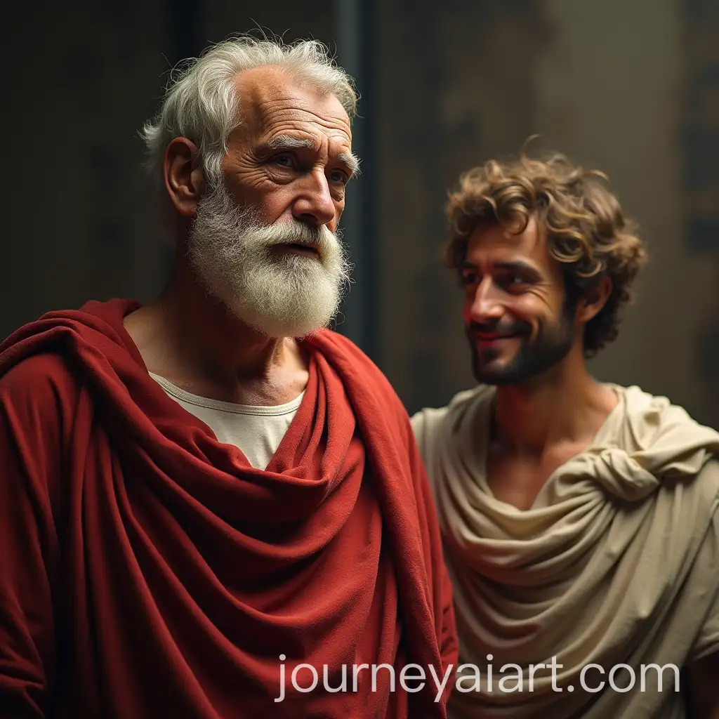 Old-Caesar-with-Brutus-Smiling-in-the-Background