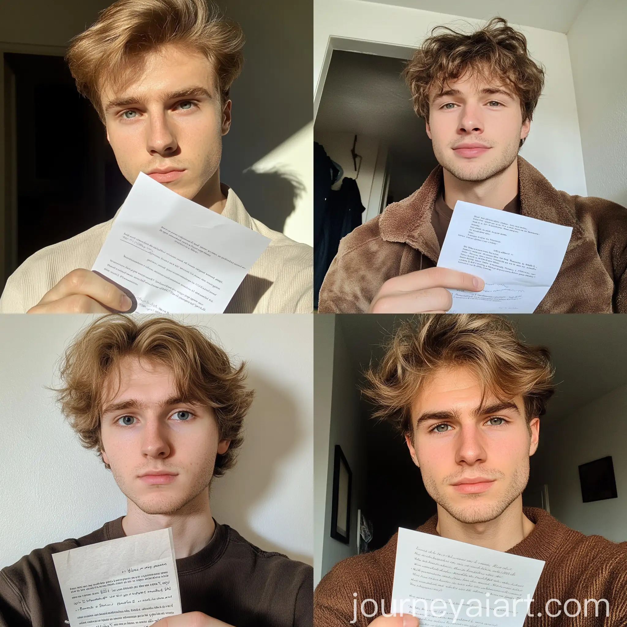 Young-Man-Holding-Sentence-Paper-Selfie-Concept