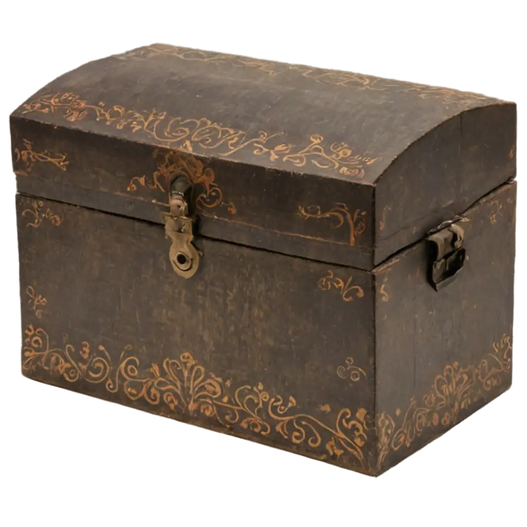 Wooden-Painted-Box-PNG-Image-HighQuality-Transparent-Design-for-Versatile-Use