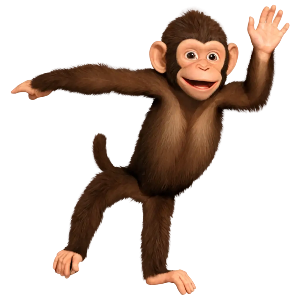 Monkey-PNG-Image-for-Versatile-Digital-Use-High-Quality-and-Transparent-Background