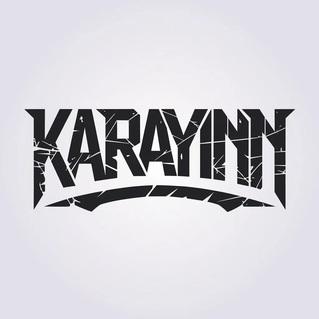 LOGO Design for KaRAYiNN Minimalistic Rock Theme for Entertainment Industry