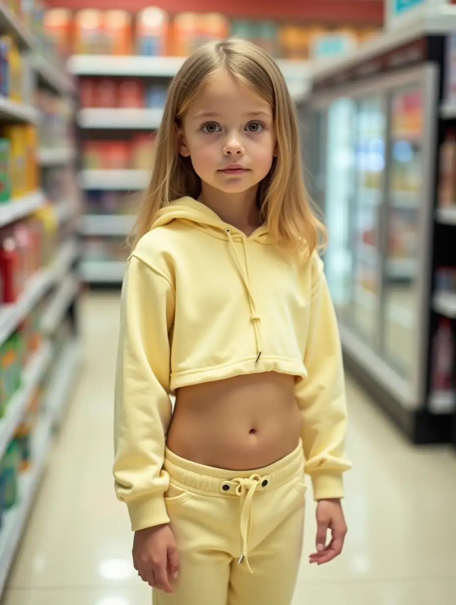 Young-Girl-in-Casual-Outfit-at-Store-Checkout-Lane