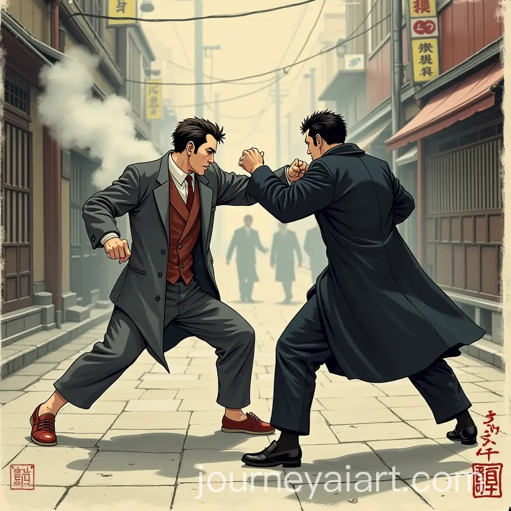 Dynamic-Ukiyoe-Scene-of-Two-Men-in-Combat