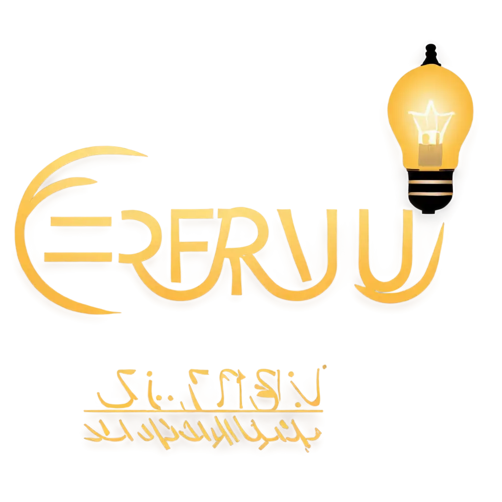 HighQuality-Arabic-Logo-PNG-Featuring-a-Lamp-Brain-and-Fekrny-in-Arabic