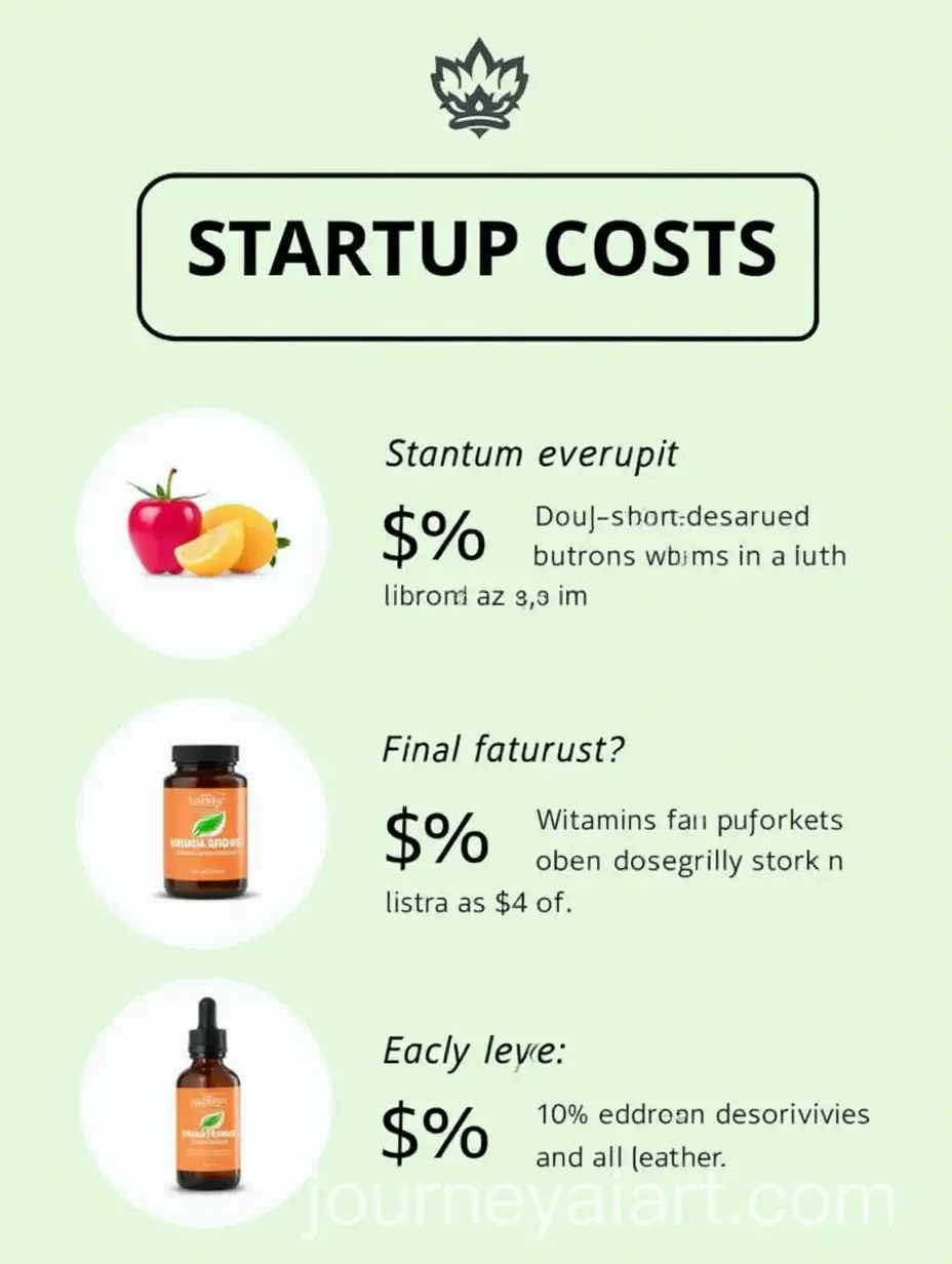 Illustrating-Startup-Costs-for-a-Vitamin-Company-in-a-Sales-Pitch