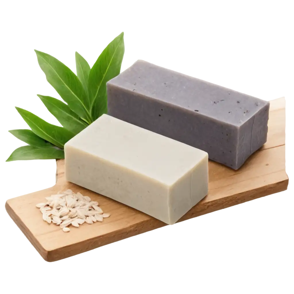 HighResolution-PNG-Image-of-Handmade-Organic-Soap-BarsPNG-Image-Usage-Analysis-with-Natural-Skincare-Elements