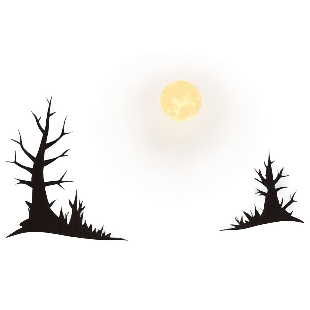 Full-Moon-Cartoon-Style-PNG-A-HighQuality-Image-for-Diverse-Uses