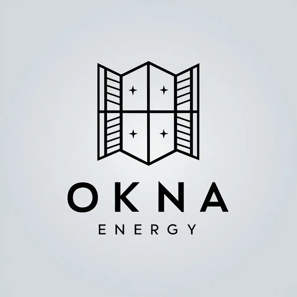 LOGO-Design-for-Okna-Energy-Minimalistic-Plastic-Windows-Symbol