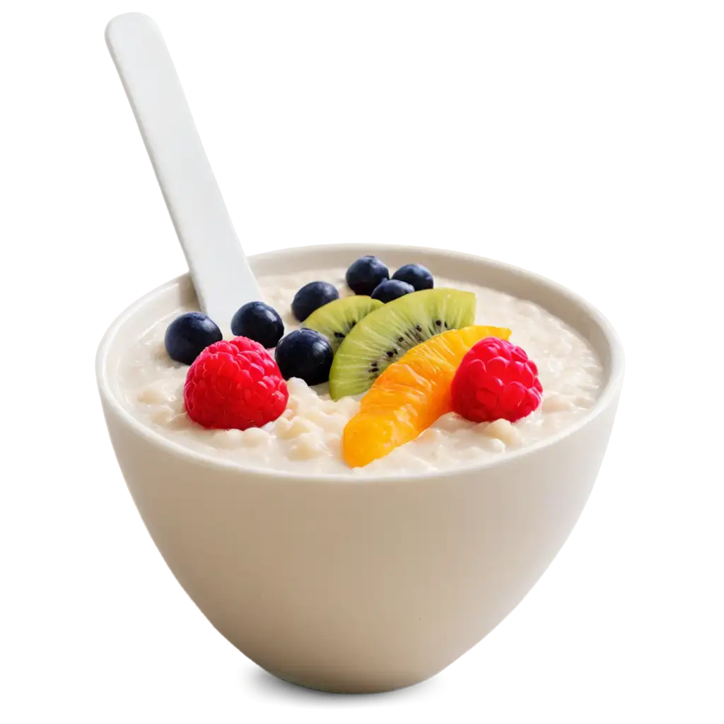 Cold-Rise-Porridge-with-Coconut-Milk-Fresh-Berries-and-Fruits-PNG-Image-for-Food-and-Wellness-Themes