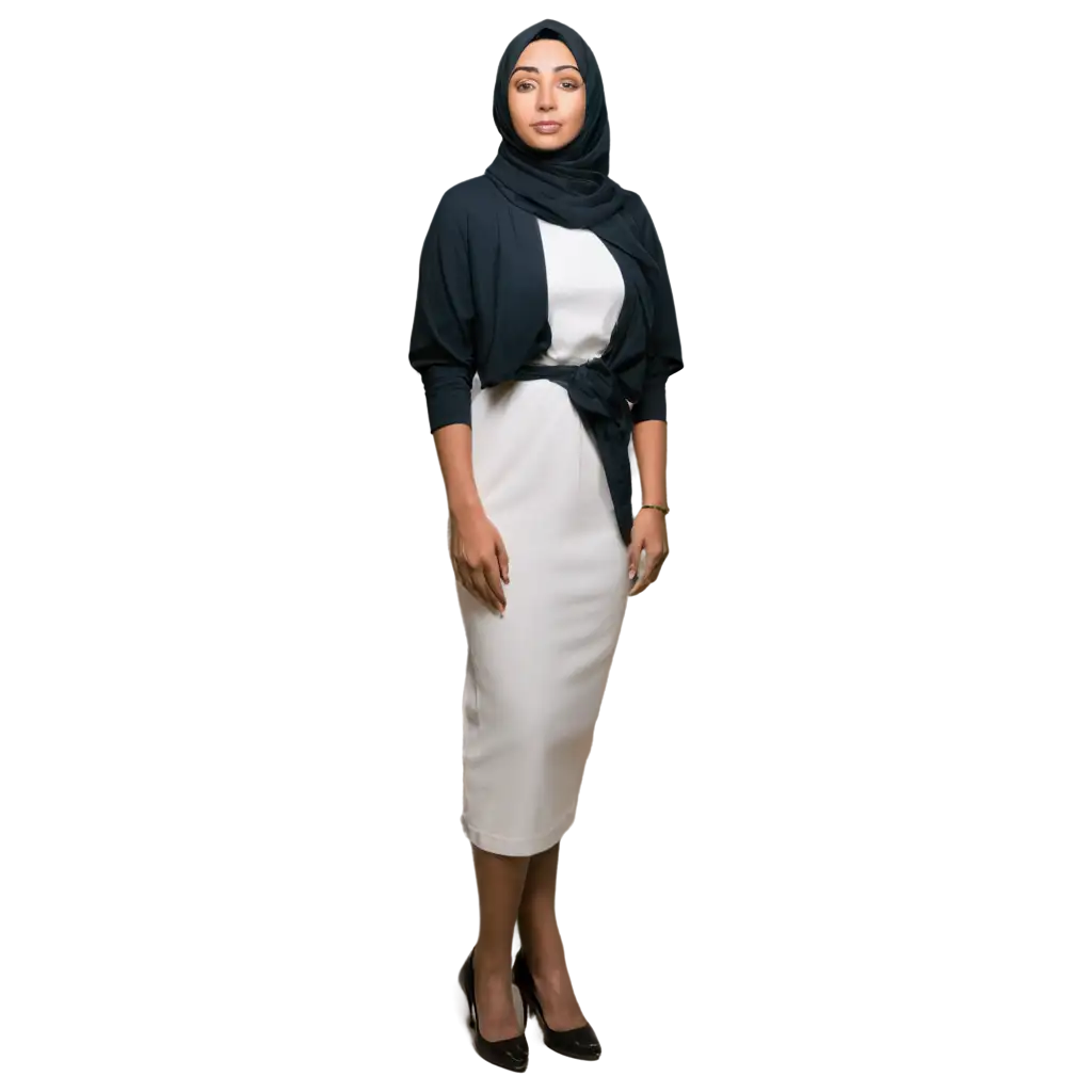 Realistic-Arabian-Fashion-Model-PNG-Elegant-Modern-Abaya-and-Chic-ModestPNG-Image-Usage-Scenarios-Dress-with-Natural-Beauty-and-Grace