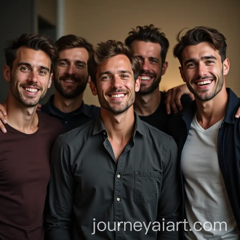 Group-of-Stylish-Young-Men-in-Casual-Outfits