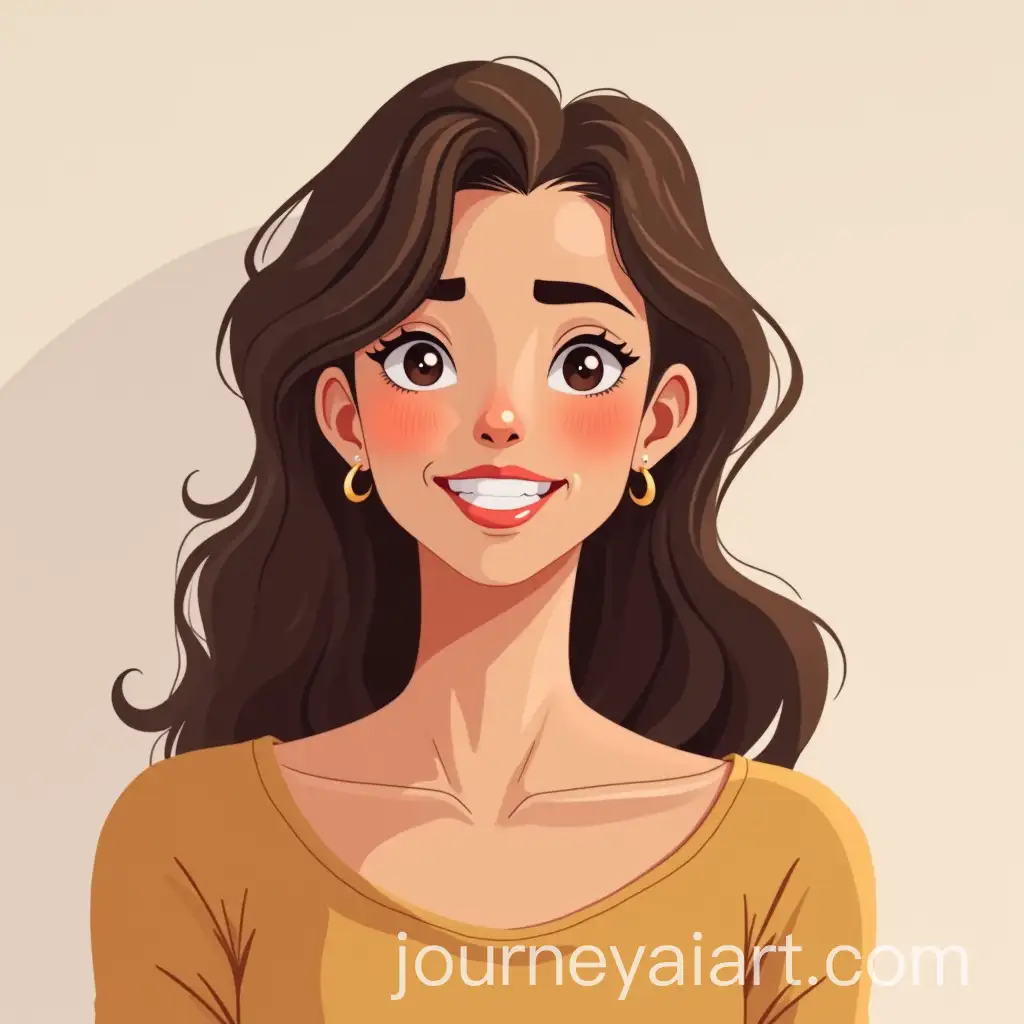 Realistic-Animated-Womens-Portrait-with-a-Smile