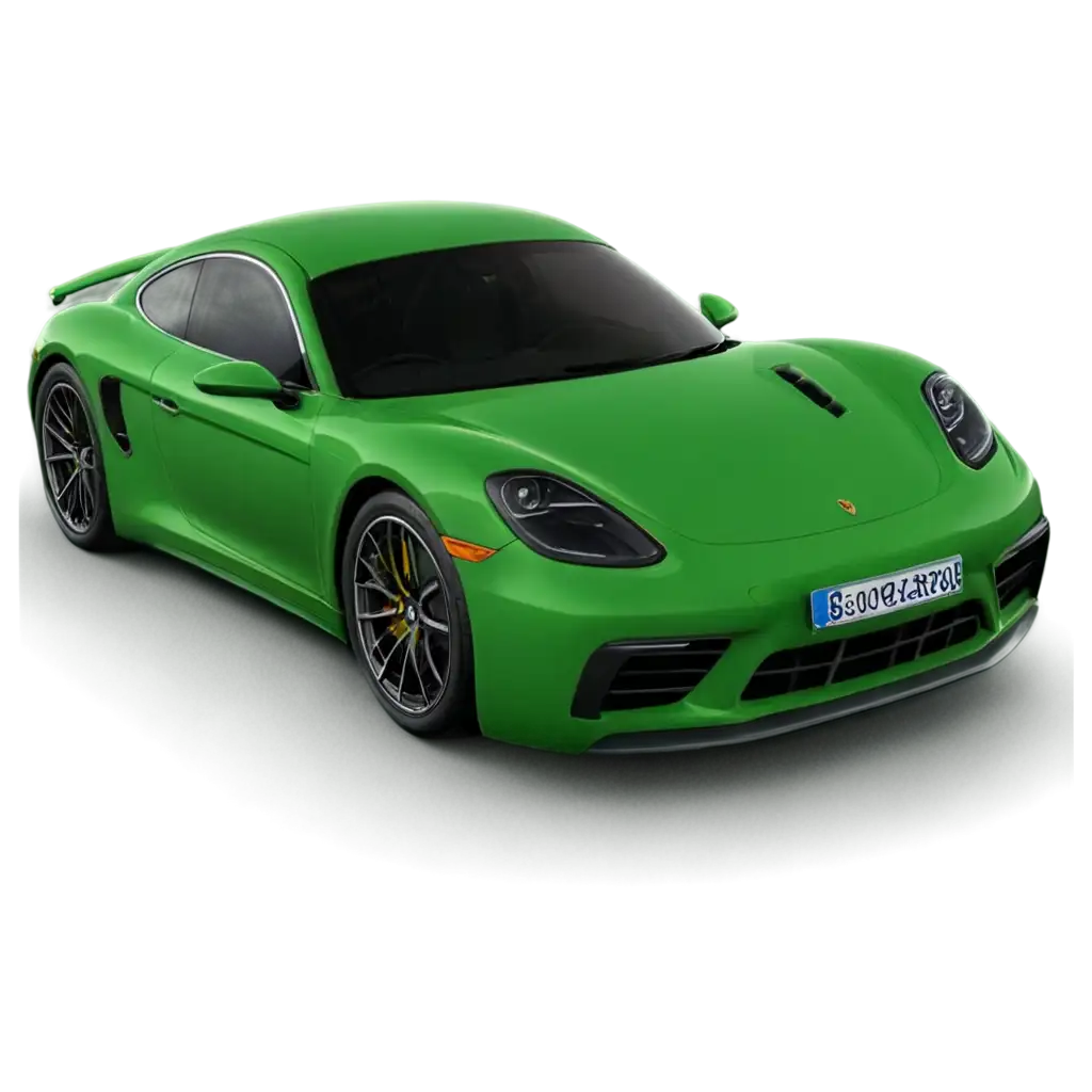 Green-Porsche-Car-PNG-Image-Sleek-Design-for-HighQuality-Visuals