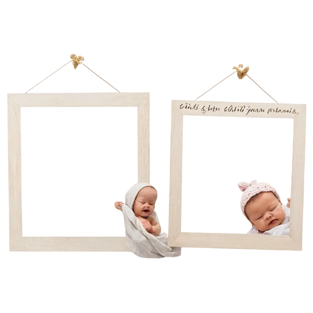 childbirth baby status frames