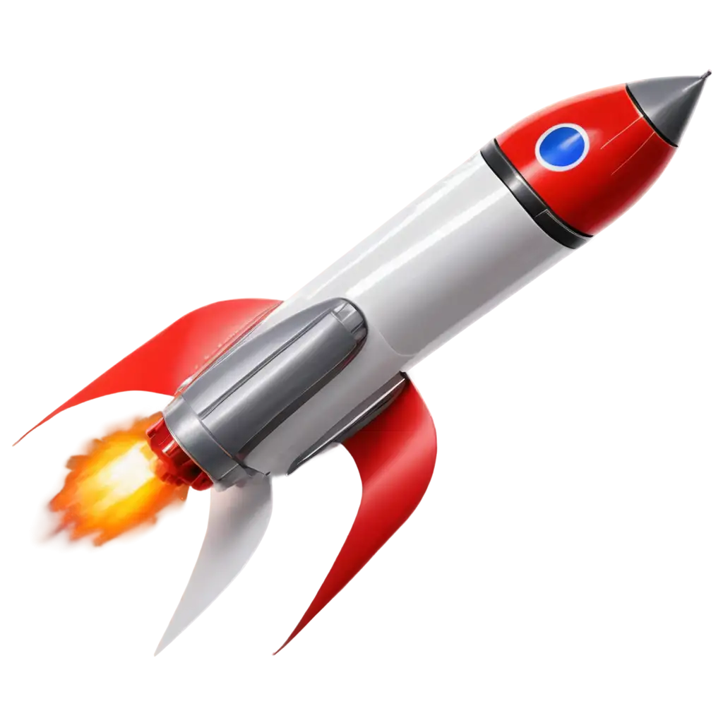 Rocket-Facing-Right-PNG-Image-HighQuality-Transparent-Background-for-Versatile-Use