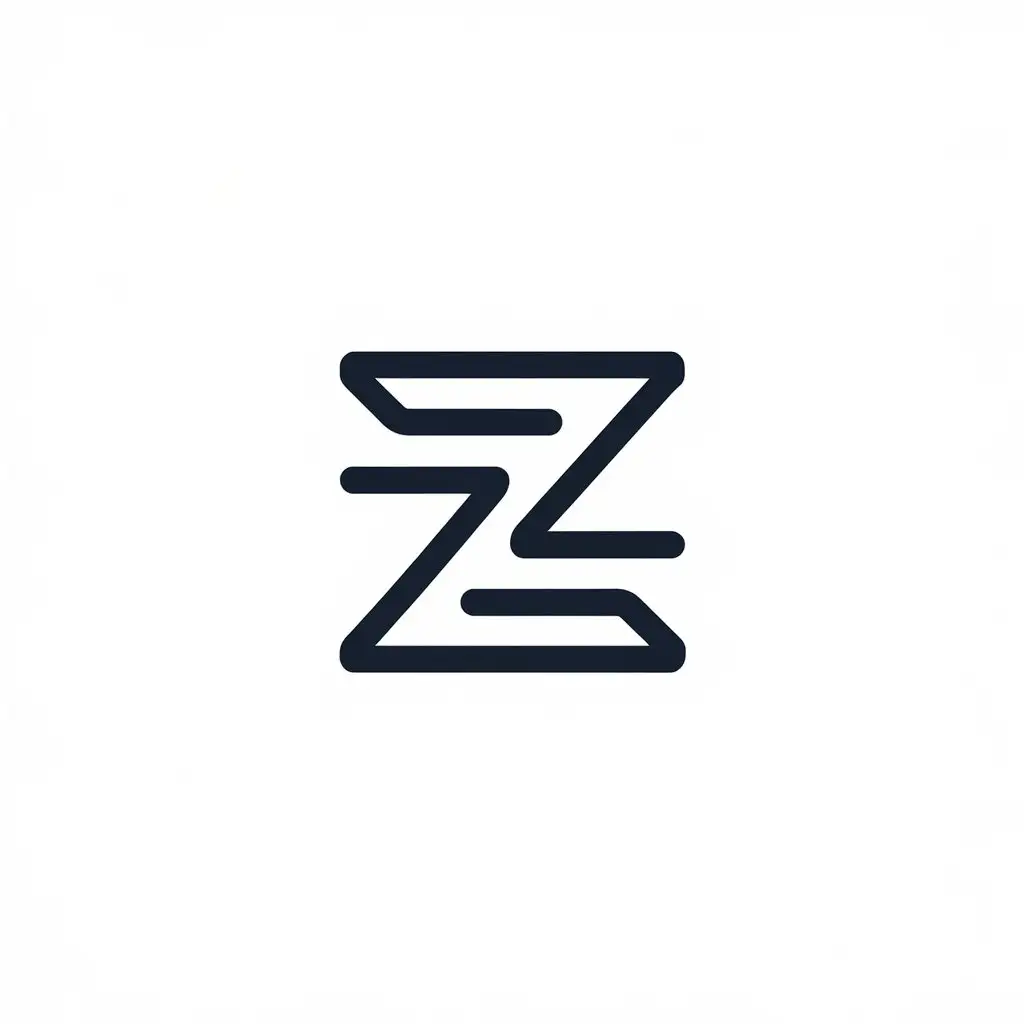 a vector logo design,with the text "Z", main symbol:Z,Minimalistic,be used in Technology industry,clear background