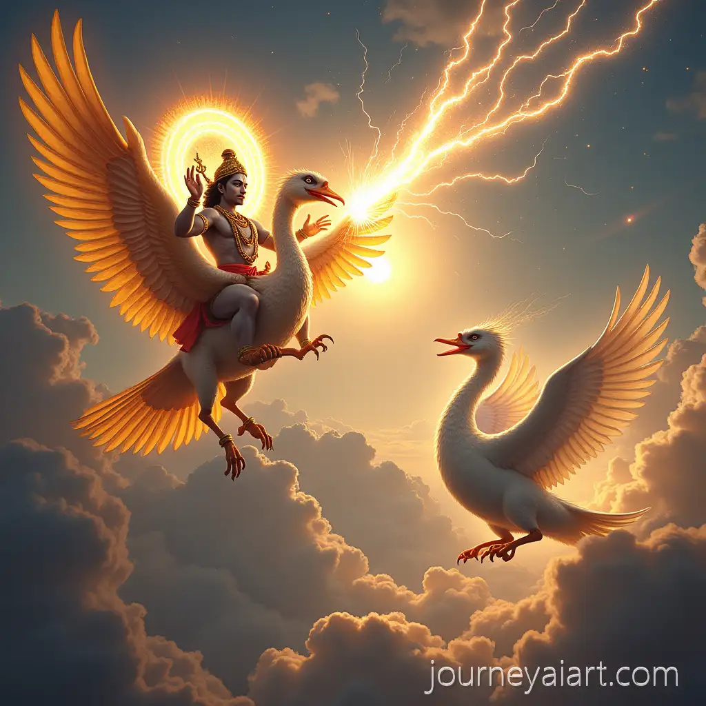Lord-Vishnu-and-Lord-Brahma-in-CelAI-Image-Prompt-Expansionestial-Battle-with-Divine-Weapons