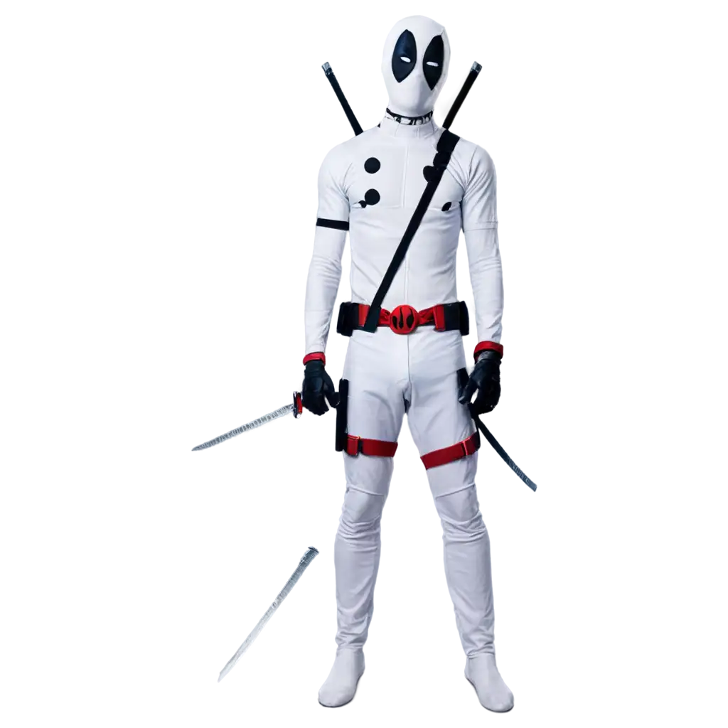 I want white deadpool costume