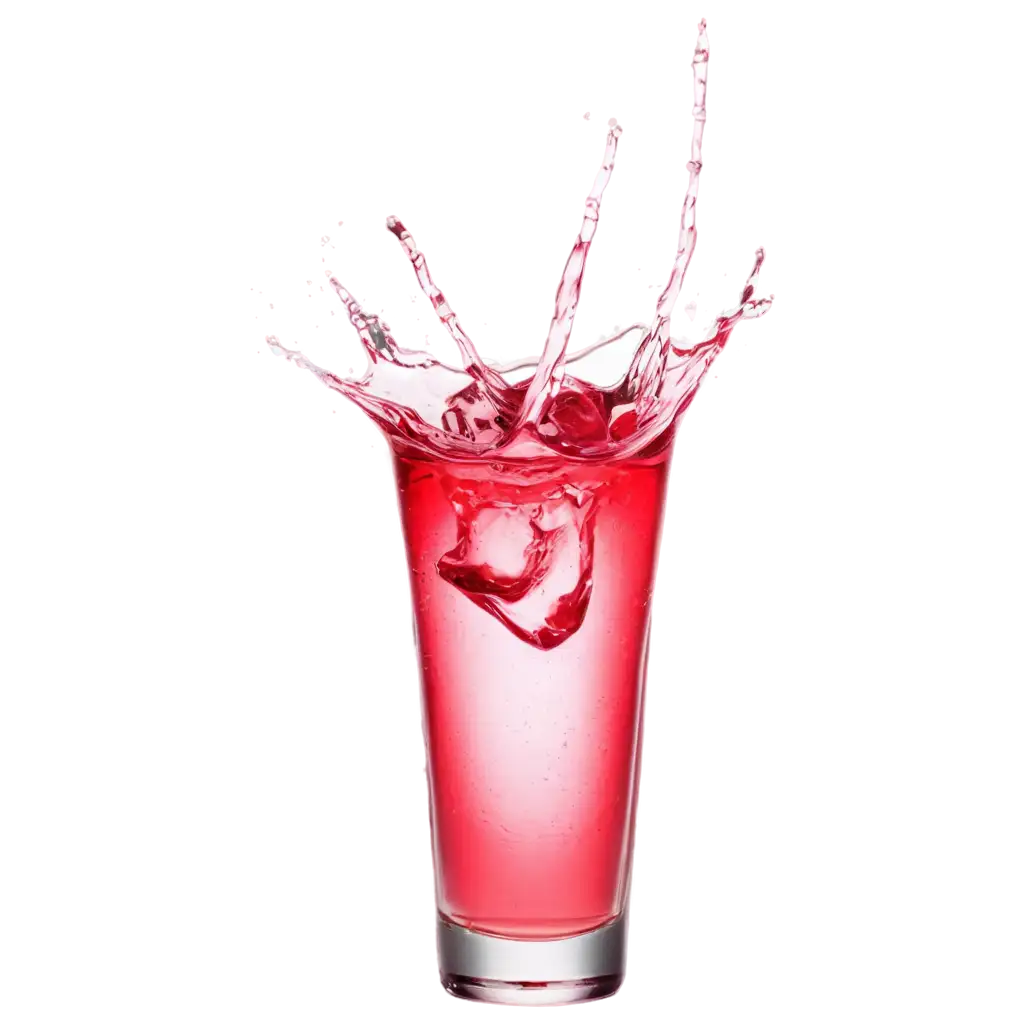 Rose-Color-WaterBased-Drink-Splashing-Upwards-PNG-Image-Refreshing-and-Vibrant-Visual-Concept