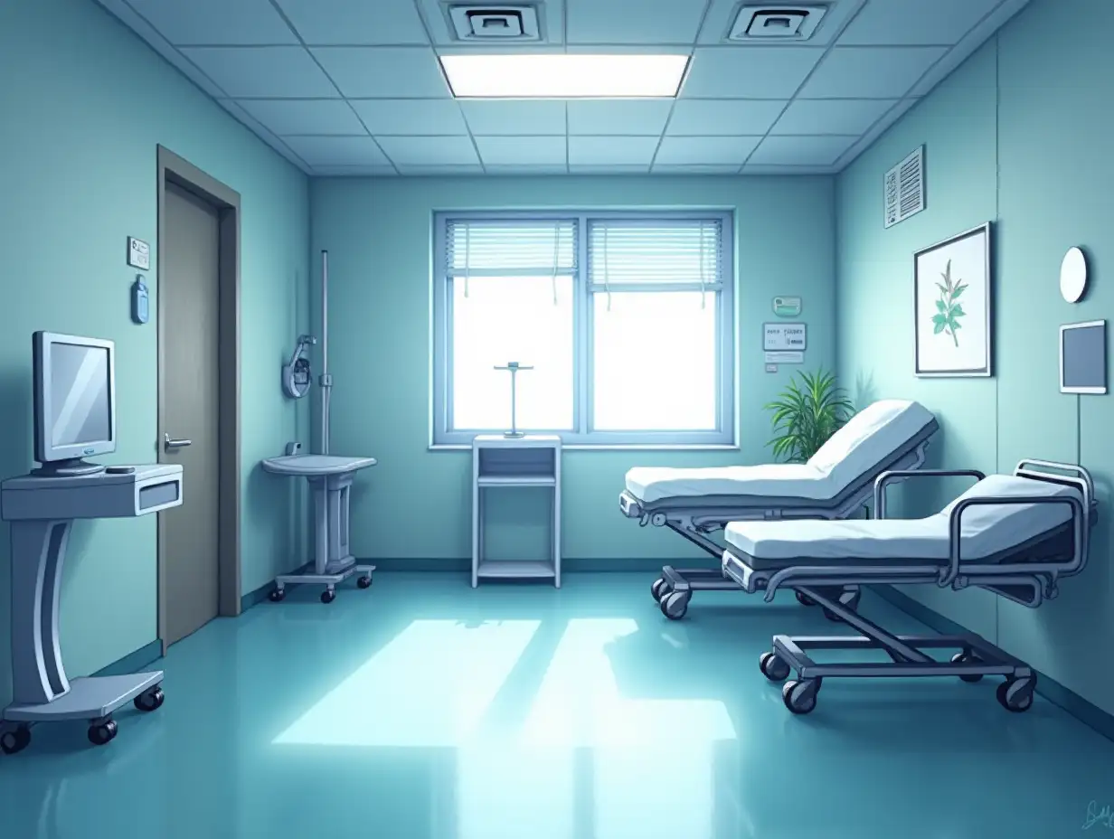 anime hospital room