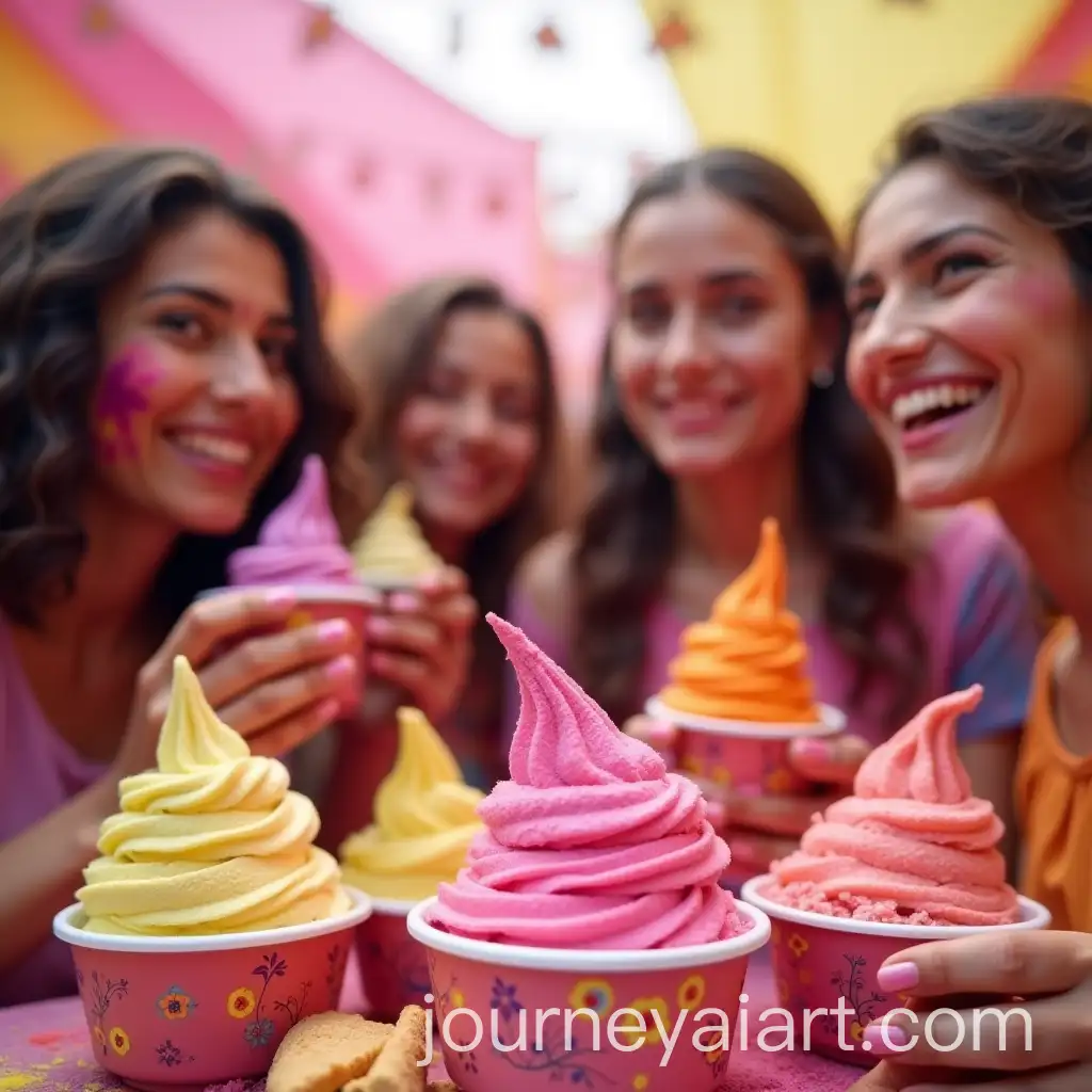 Celebrating-Womens-Day-and-Holi-with-Ice-Cream-and-Colorful-Festivities