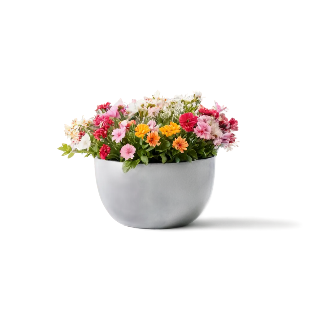 Vibrant-PNG-Image-of-a-Pot-Overflowing-with-Flowers-Perfect-for-Every-Occasion