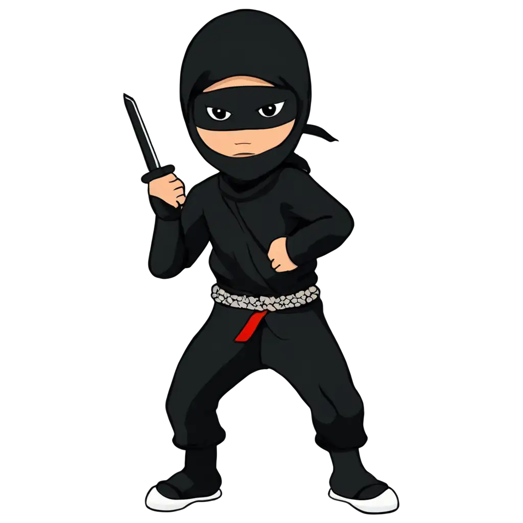 HighQuality-Black-Ninja-Tattoo-Illustrations-in-PNG-Format-for-Creative-Use