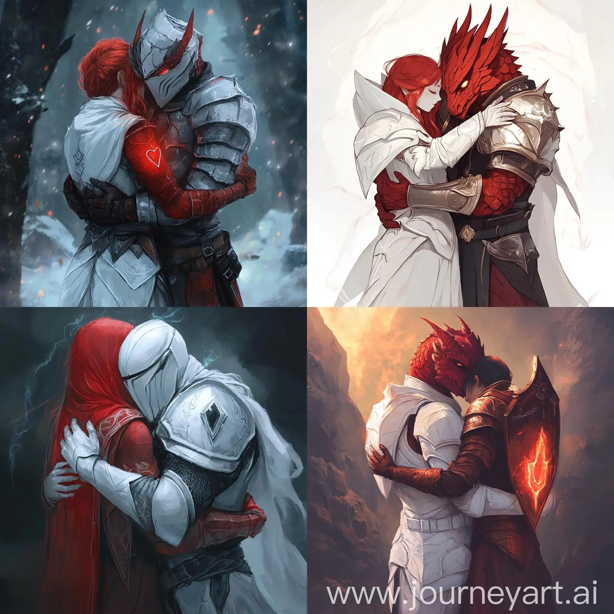 Dragonborn-Paladin-with-Ruby-from-RWBY-Embracing-Ghostly-Figure