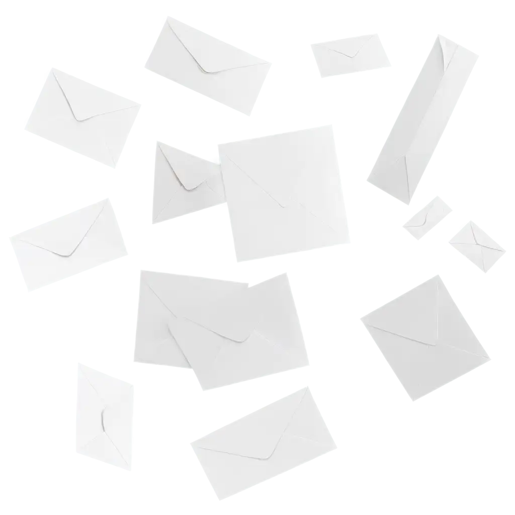 Elegant-White-Envelopes-Falling-PNG-Image-A-Serene-Composition-Captured-in-High-Clarity