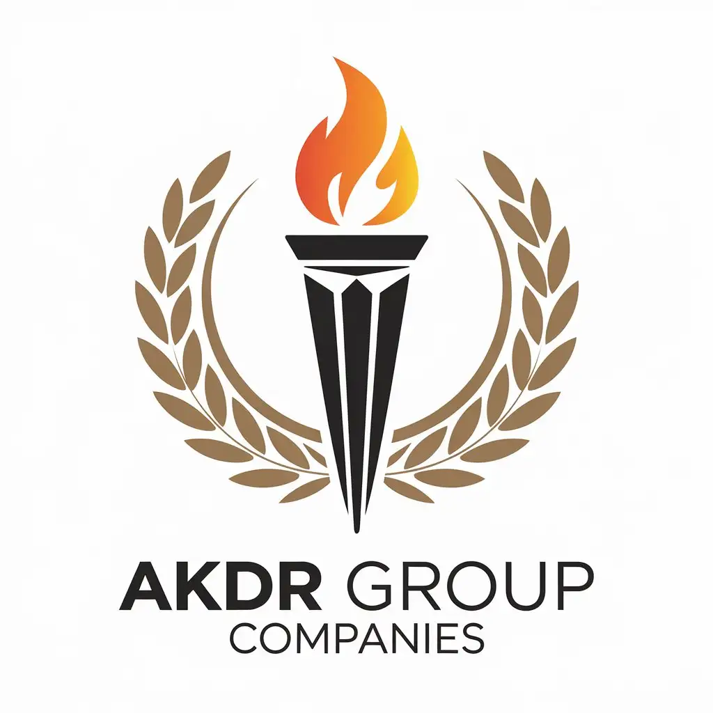 LOGO Design for AKDR Group Companies Vector Logo with Excellence Symbol in Education Industry