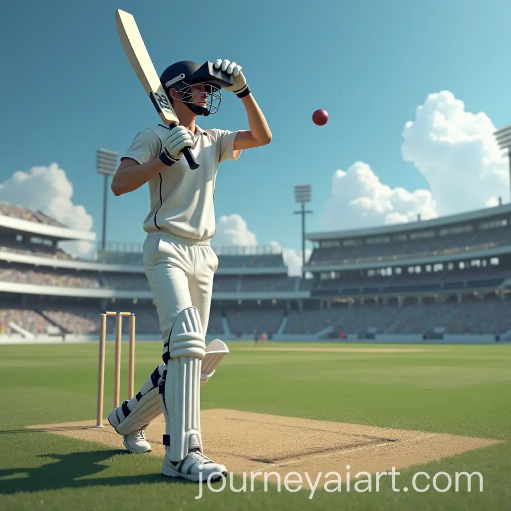 Young-Man-Playing-VR-Cricket-in-Virtual-Stadium