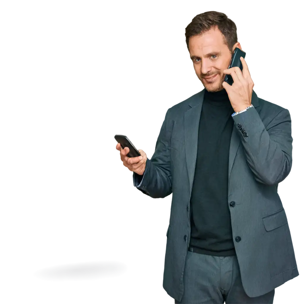 Professional-PNG-Image-of-a-Man-with-Phone-AI-Art-Prompt-Exploration