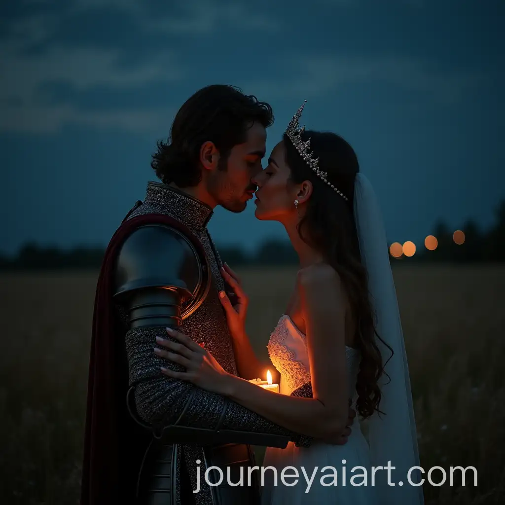 Knight-Kisses-Princesss-Hand-in-Enchanted-Nighttime-Field