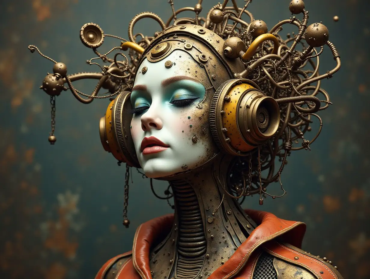 Surrealistic questions for the artificial unconscious of Steampunk