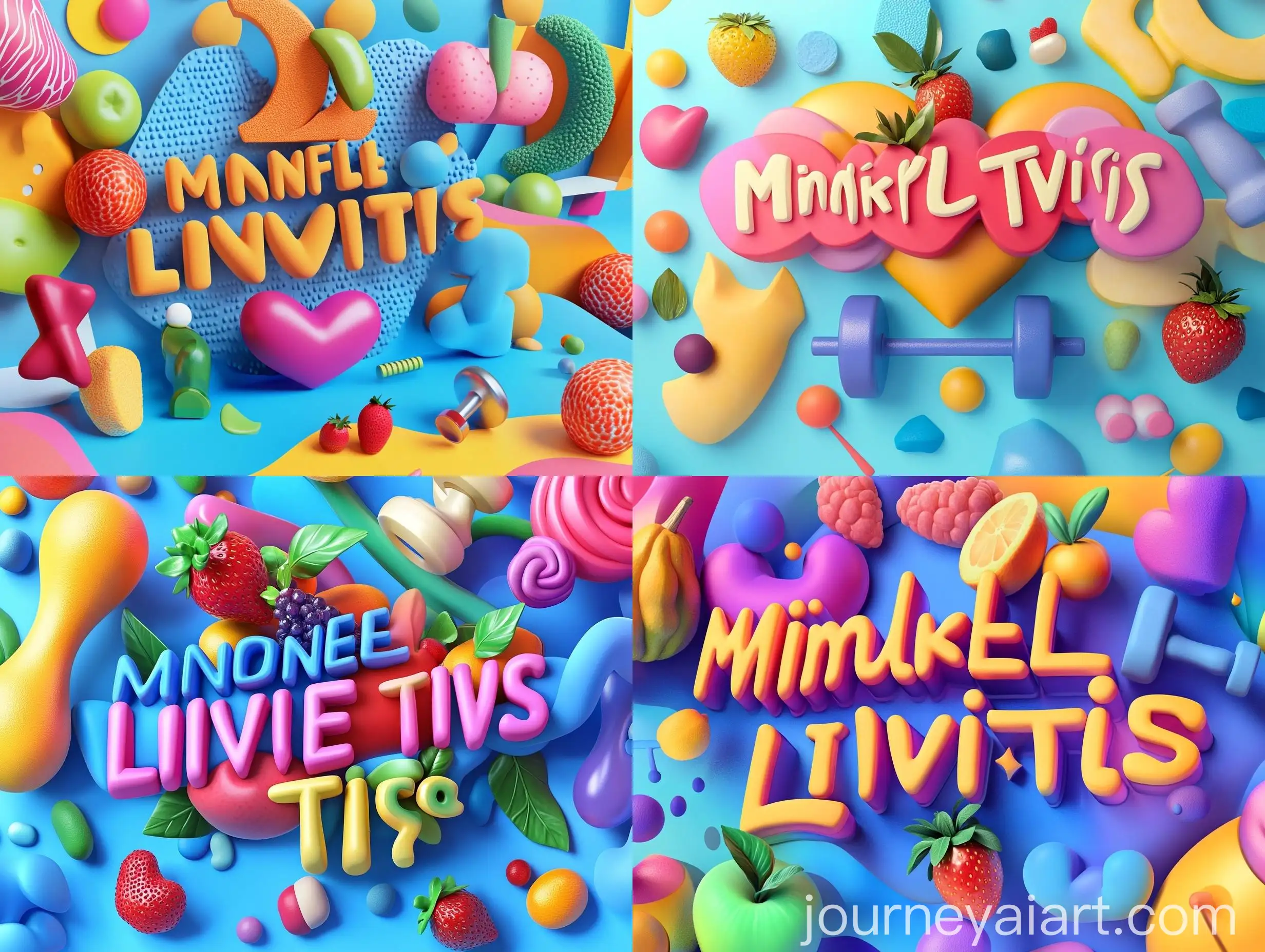 Dynamic-Mindful-Living-Tips-Typography-with-Health-Icons-and-Abstract-Background