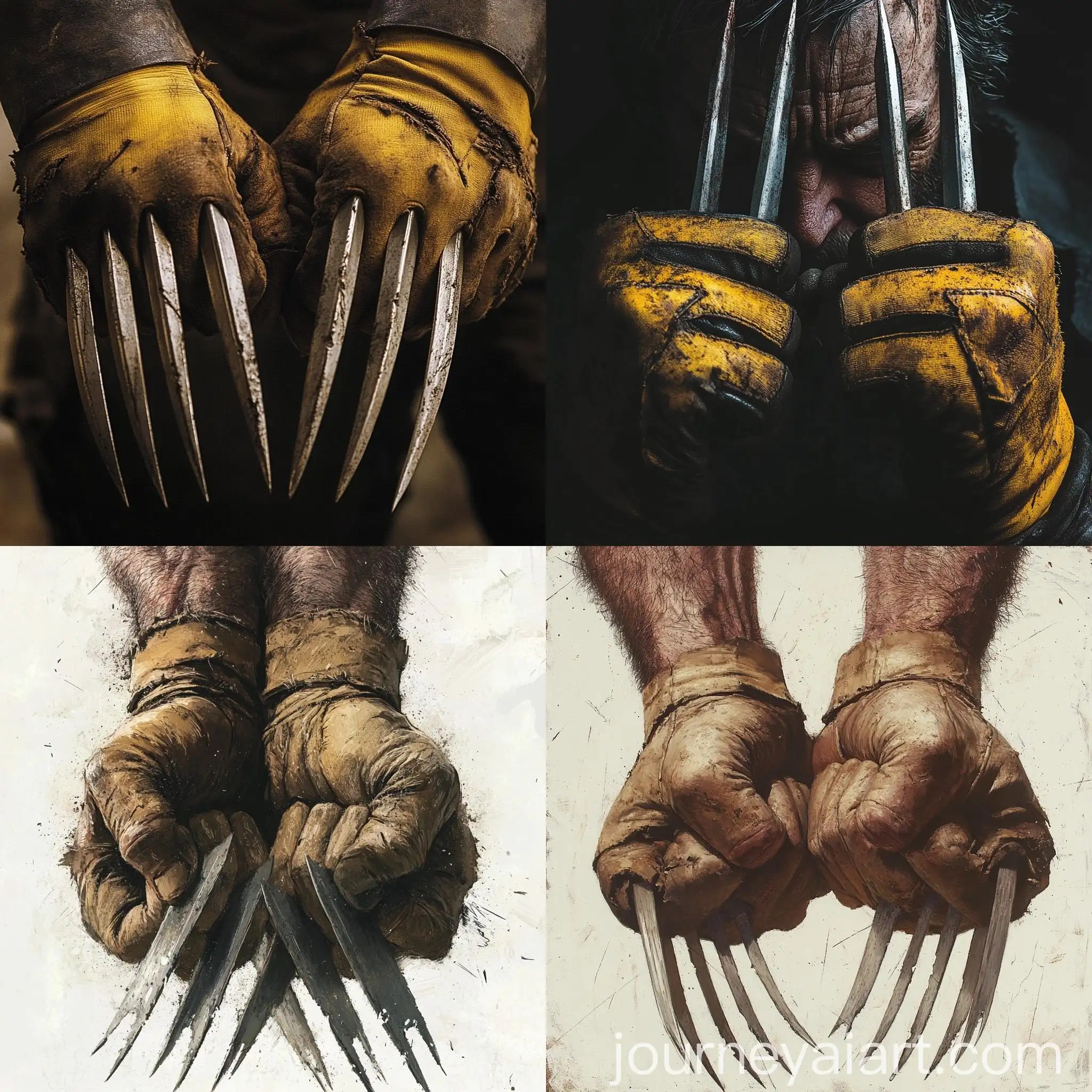 Wolverine-Claws-Extended-in-Classic-Crossed-Style