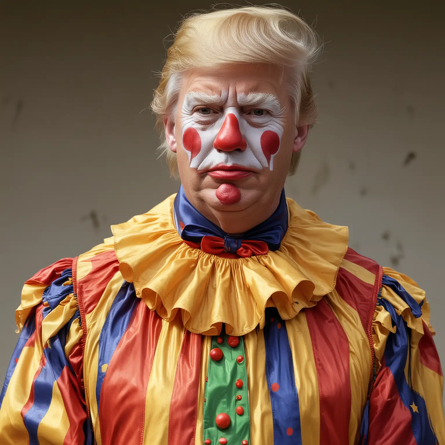 Donald-Trump-in-a-Colorful-Clown-Outfit-Without-Makeup