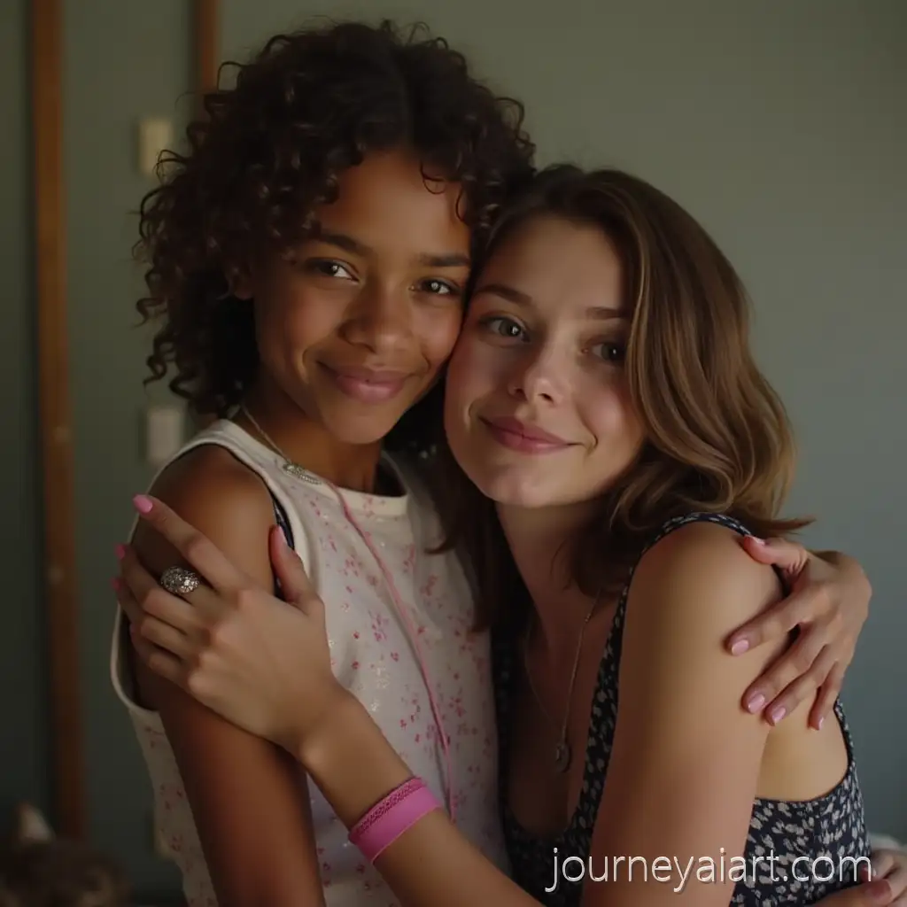 Dr-House-Embracing-Two-Young-Girls-in-Heartwarming-Moment