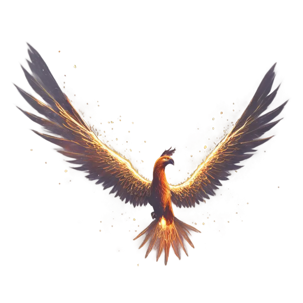 Spacial-Phoenix-with-Stars-PNG-Image-Mystical-Beauty-Captured-in-Digital-Art