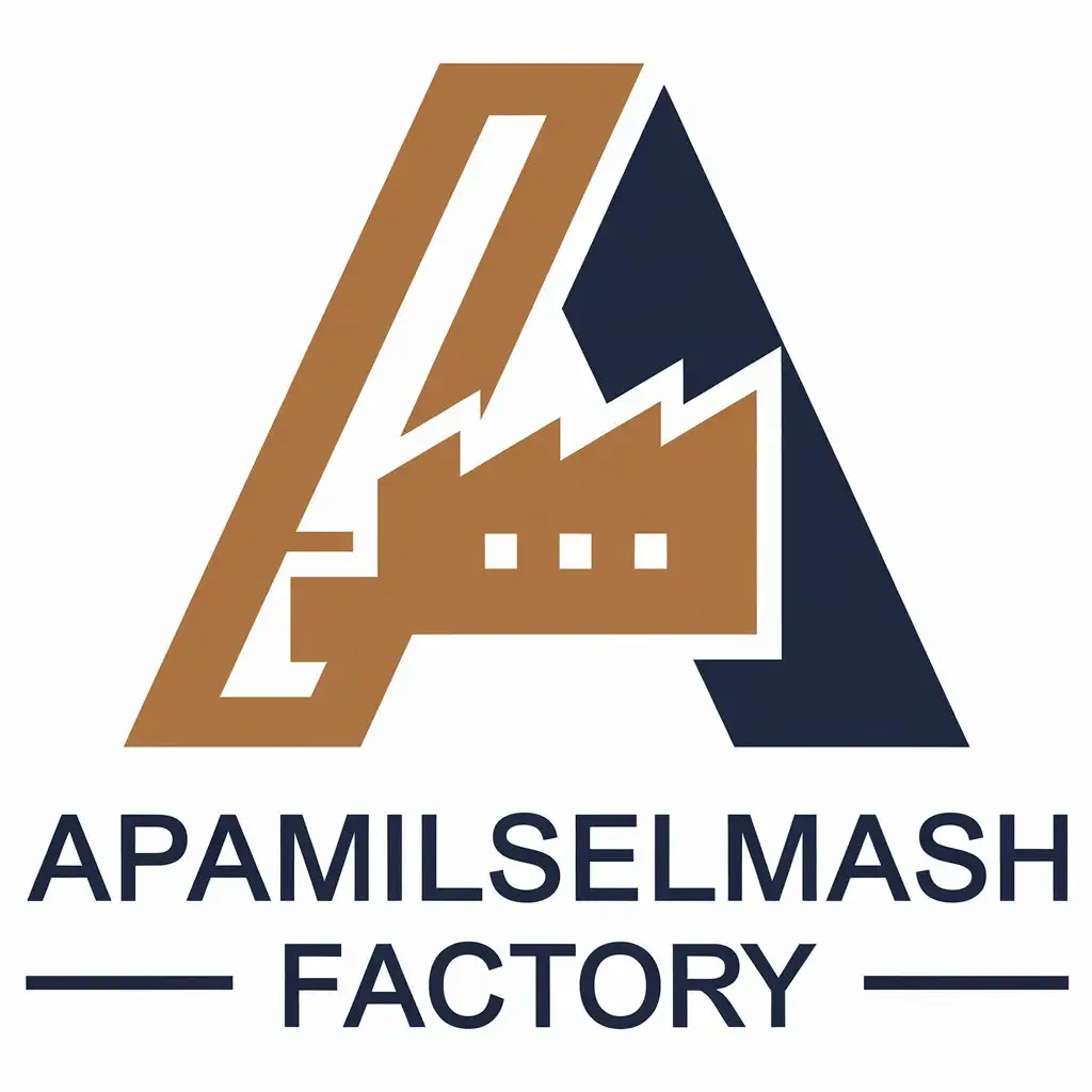 a vector logo design,with the text "Aramilselmash factory", main symbol:A,Moderate,be used in Others industry,clear background