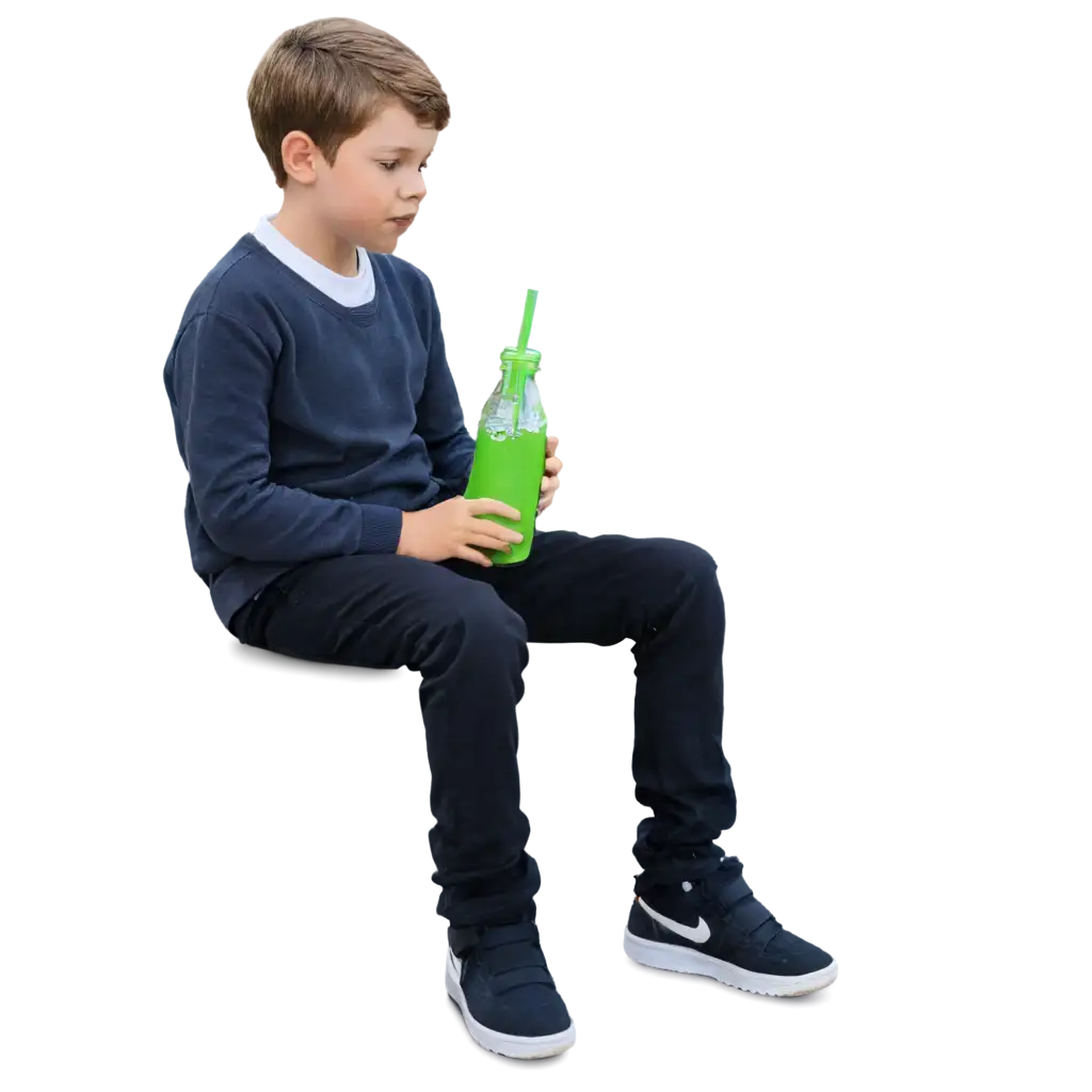 Captivating-PNG-Image-of-a-Boy-Enjoying-a-Refreshing-Drink