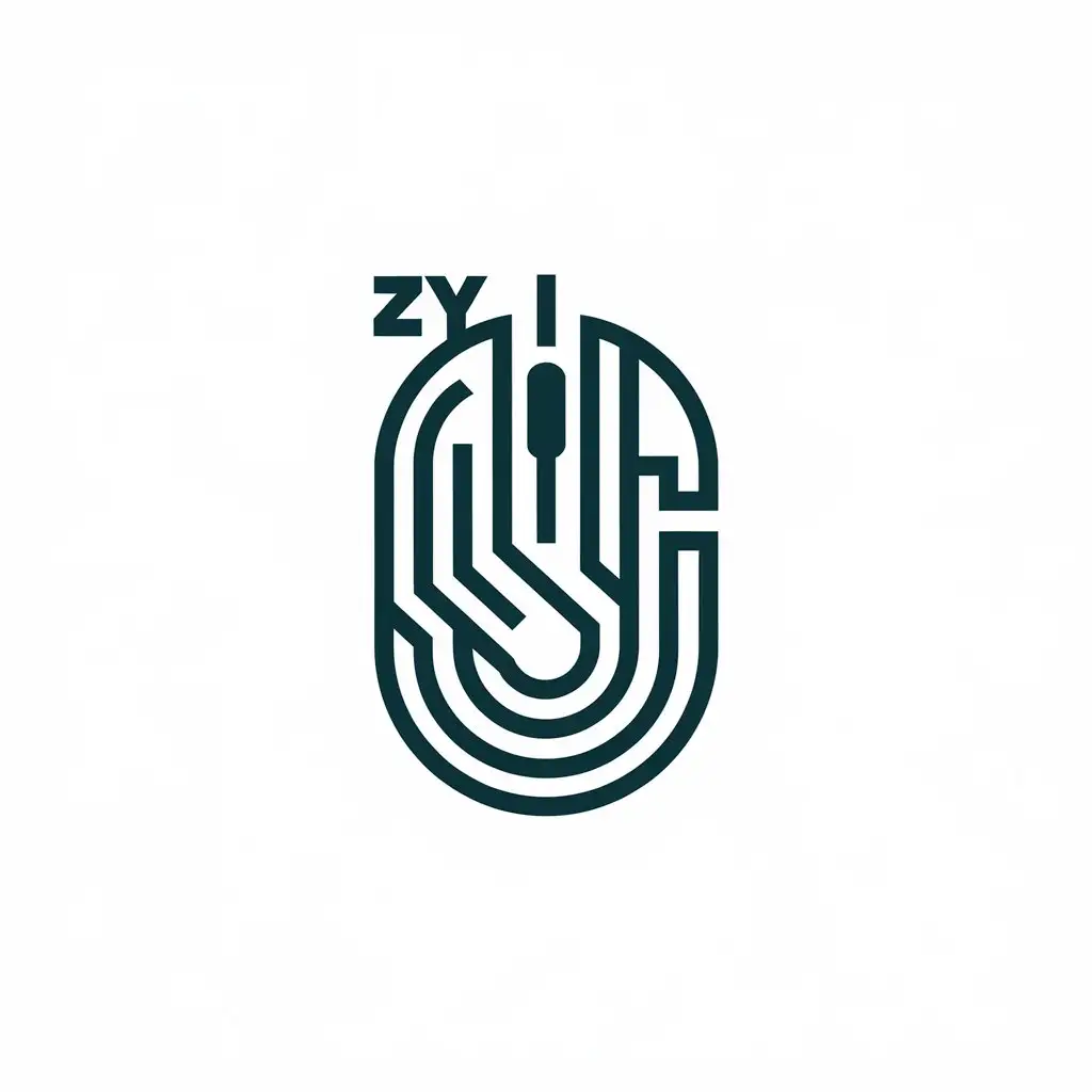 LOGO-Design-For-ZY-Vector-Logo-with-Mouse-Symbol-for-Technology-Industry