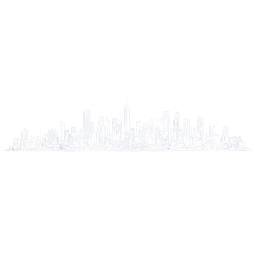 City-Outline-Grey-PNG-Image-Enhancing-Clarity-and-Detail