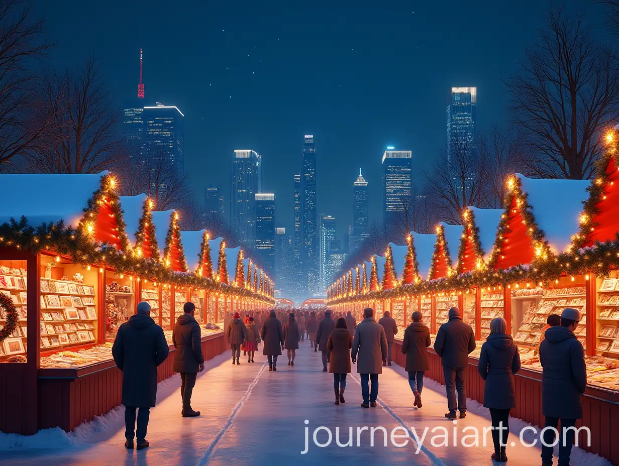 Vibrant-Christmas-CardThemedAI-Image-Prompt-Expansion-Market-with-Festive-Stalls-and-Night-Skyline