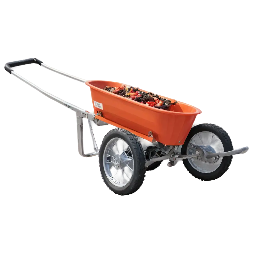 Lightweight-Push-Cart-with-Single-Load-Cell-Weighing-Platform-for-Harvested-Chili-PNG-Image-for-Farming-Technology-Applications